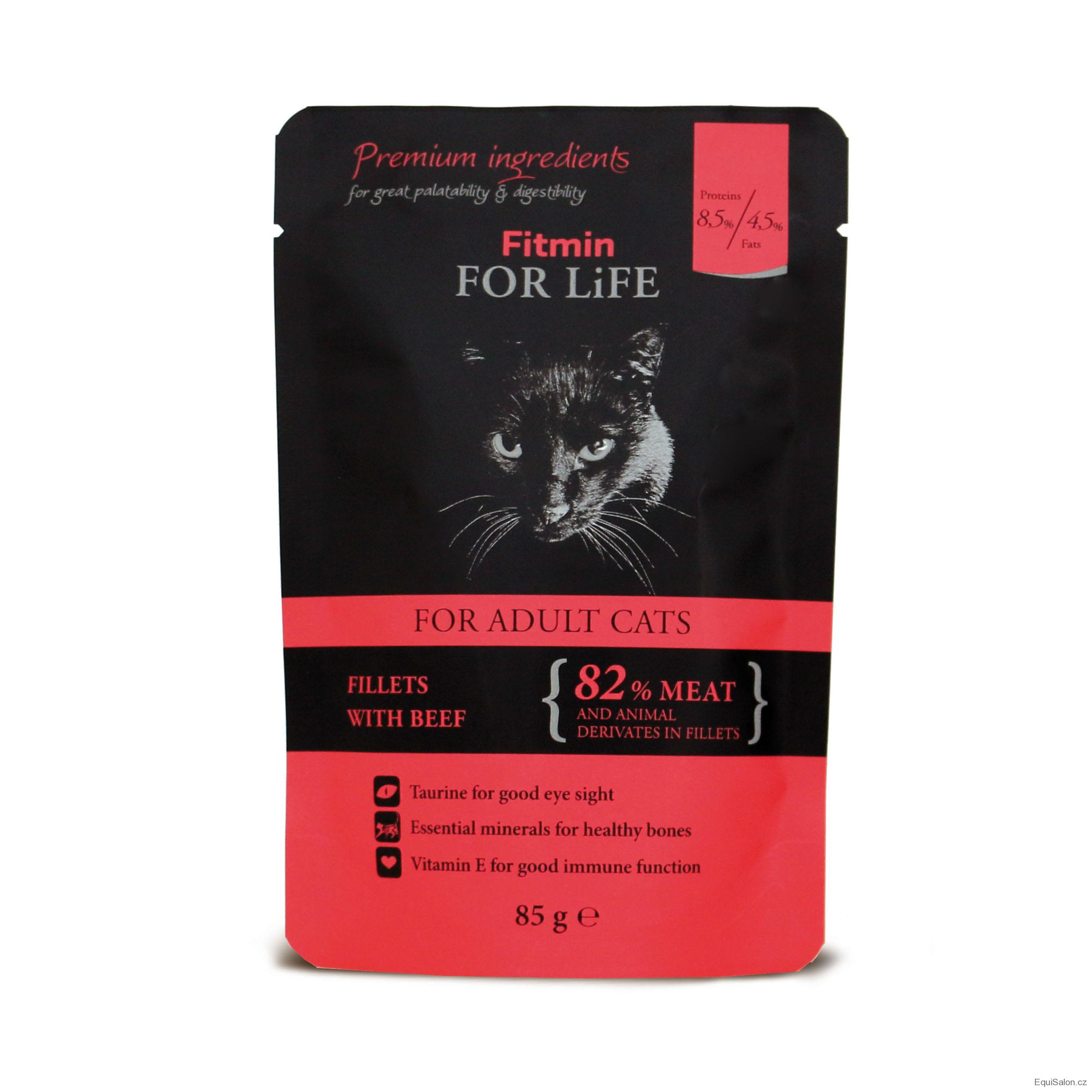 FFL CAT POUCH ADULT BEEF 85G