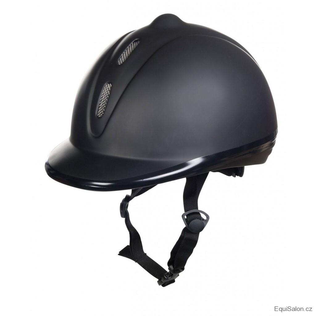 Jezdecká helma - Hladký plast HKM