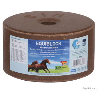 Equiblok, minerální solný liz pro koně s vitamíny a enzymy 3 kg