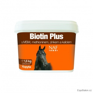 NAF Biotin plus pro zdravá kopyta 1,5 Kg